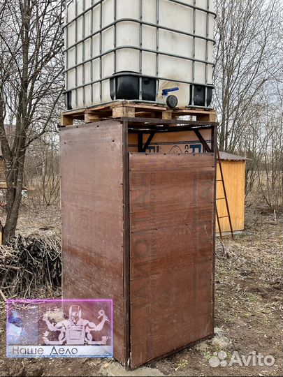 Подставка под Еврокуб. Летний душ