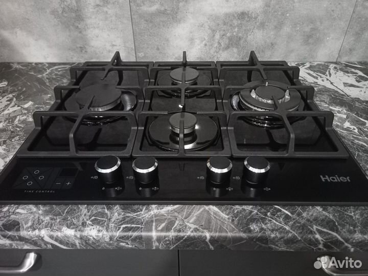 Газовая варочная панель Haier HHX-G64cwsb