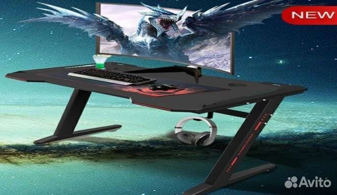 Стол компьютерный Z8, новый, игровой, геймерский