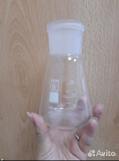 Химические колбы толстостенные