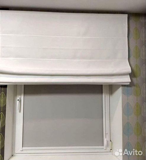 Римские шторы с карнизом