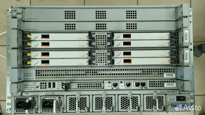 Шасси маршрутизатора Cisco ASR1006-X + платы