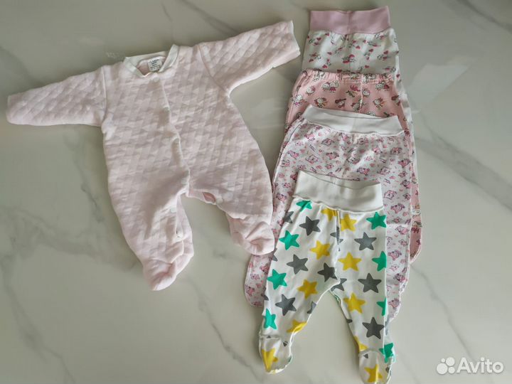 Детские вещи пакетом 0-6 месяца