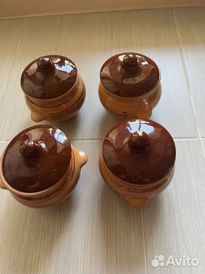 Горшок для запекания 4 шт
