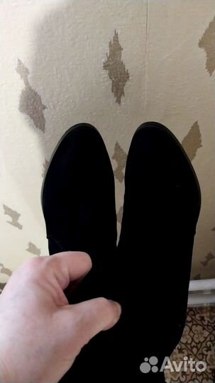 Thomas muns шикарные велюровые высокие сапоги