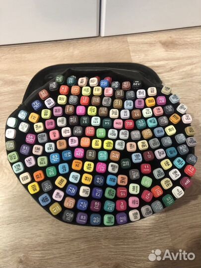 Маркеры для скетчинга 168 шт