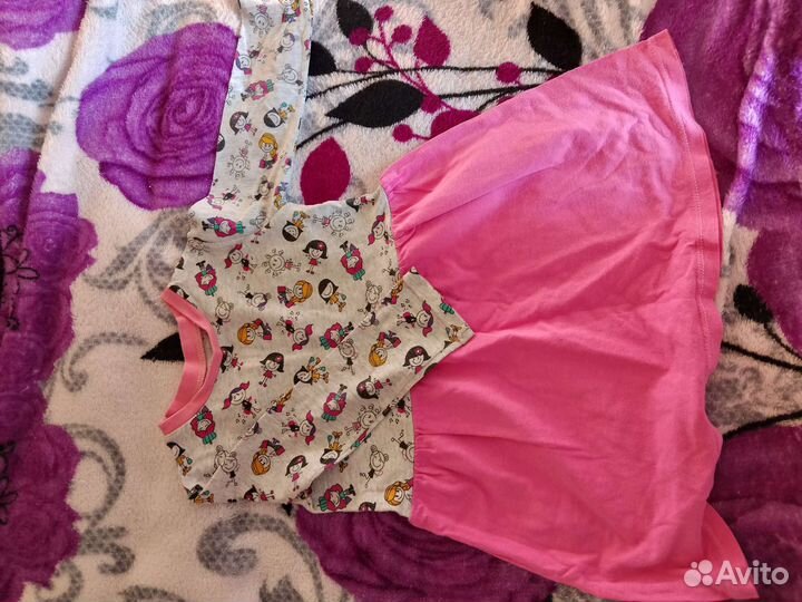 Вещи на девочку пакетом 98-104