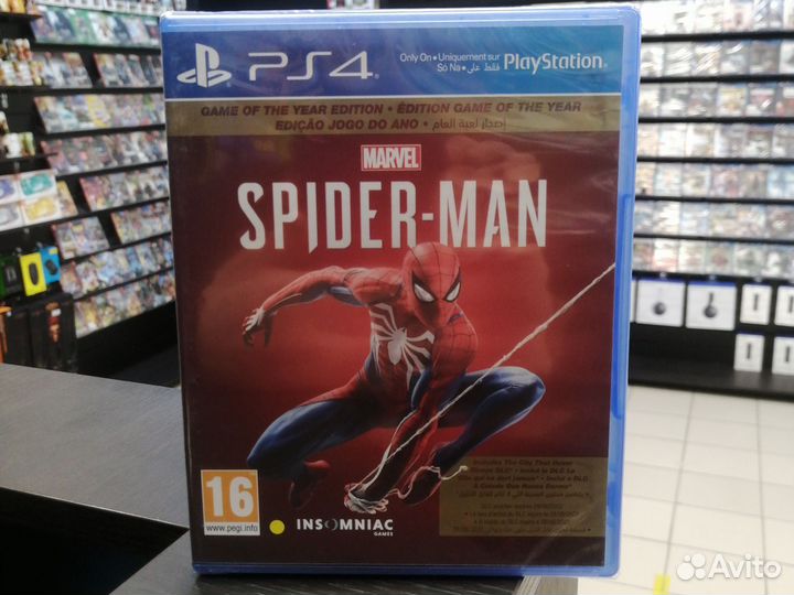 Marvel Человек-паук (PS4, русская версия)