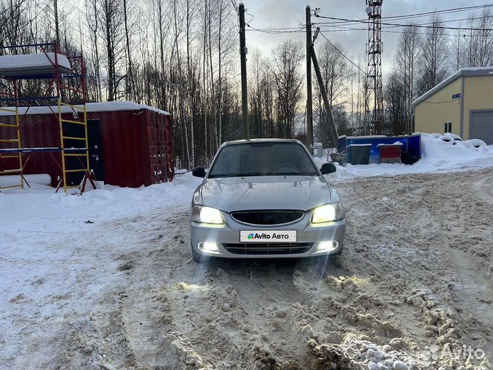 Hyundai Accent 1.5 МТ, 2003, 181 283 км