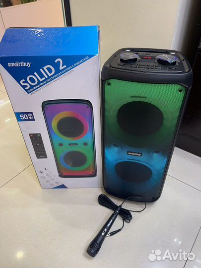 Bluetooth колонка Smartbyu Solid 2, мощность 50Вт