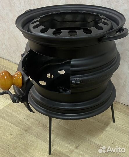 Печь для казана из дисков