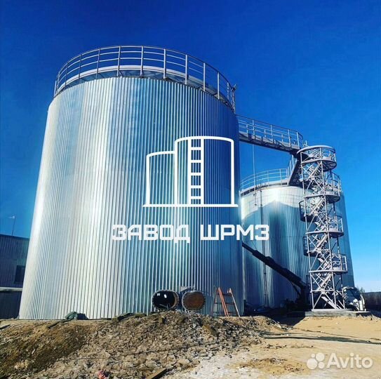 Резервуар вертикальный 500, 700, 1000, 2000 кубов