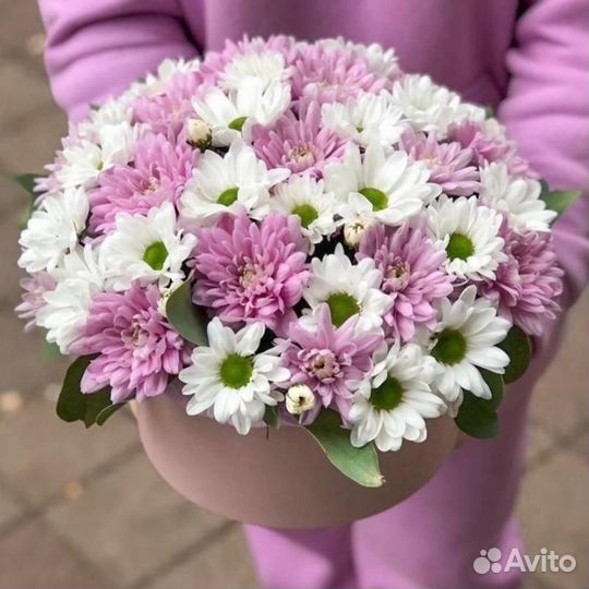 Цветы в коробке 030