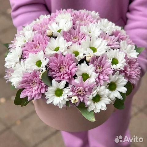 Цветы в коробке 030