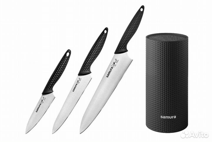 Набор из 3-х ножей Samura Golf -Новый