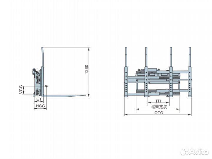 Мультипаллетный захват DS40G-C1