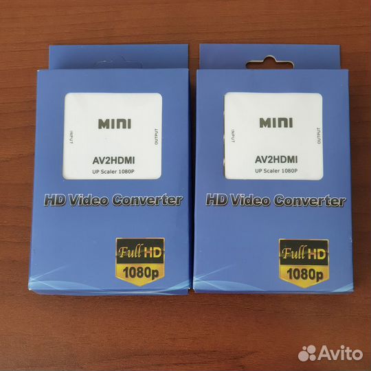 Конвертер-переходник из AV 3RCA (тюльпаны) в hdmi