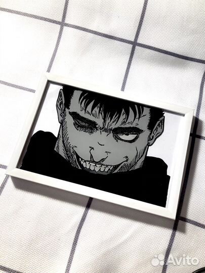 Аниме на стекле, манга Берсерк, Гатс