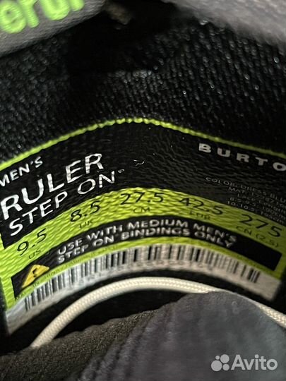 Сноуборд ботинки Burton Step On Ruler - 42