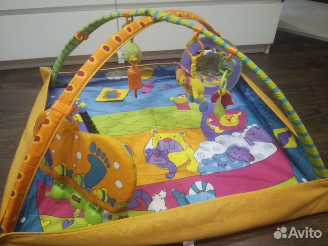 Детский развивающий коврик, тканевый стульчик