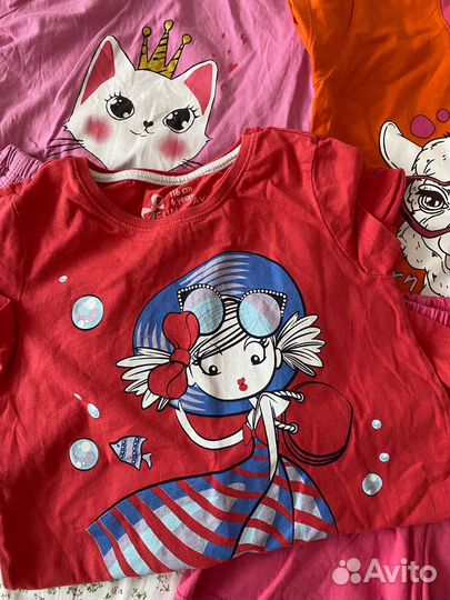 Вещи пакетом для девочки 116 122