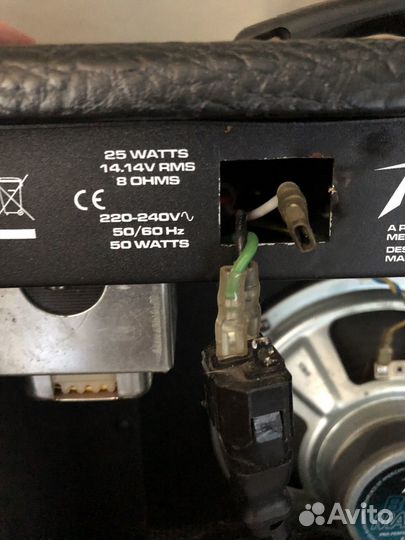 Комбоусилитель peavey перегорел