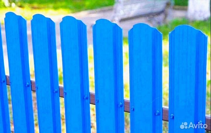 Штакетник металлический с производства