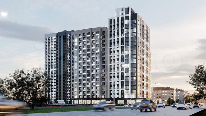 2-к. квартира, 72,1 м², 14/25 эт.