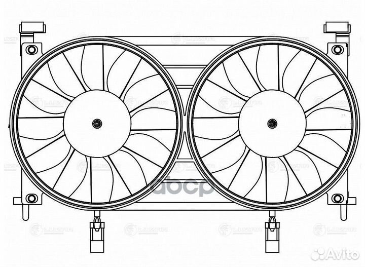 Вентилятор Радиатора LADA 4X4 Fl (19) (С Кожух