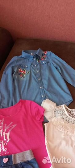 Вещи на девочку рост 128