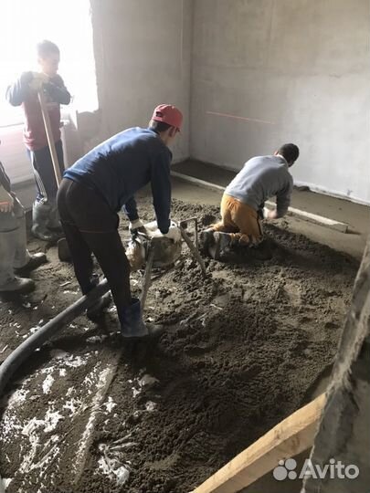 Полусухая стяжка пола
