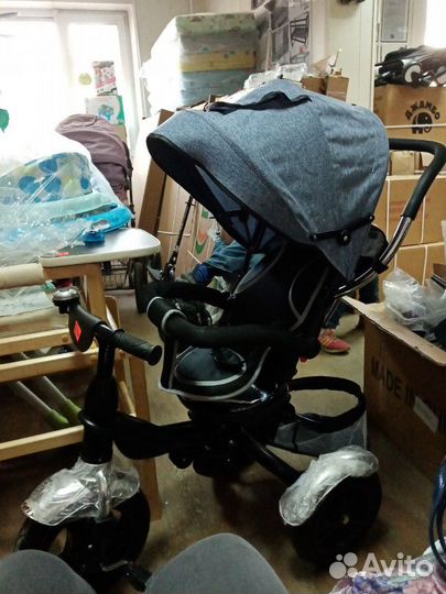 Новый велосипед -коляска с надувными колесами