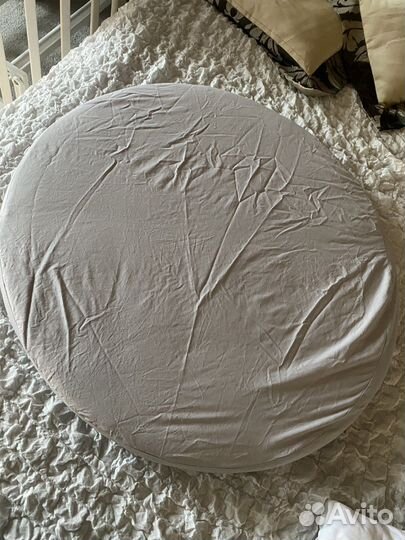 Матрас детский круглый с наволочками