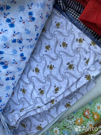 Отрезы ткани ситец из СССР