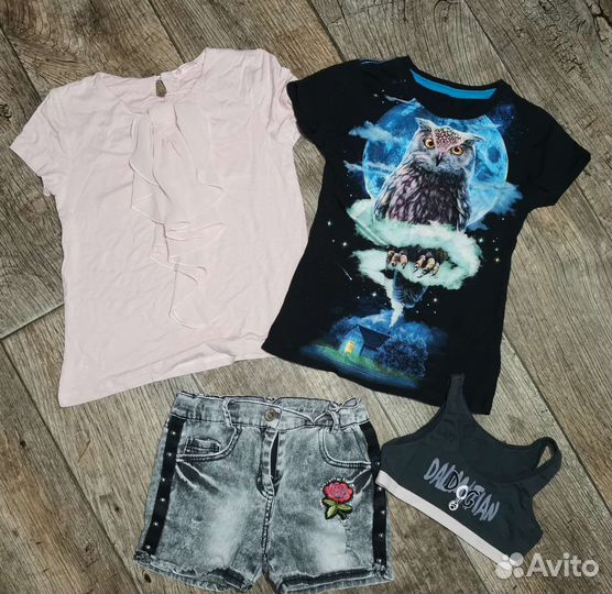 Пакет одежды для девочки 122-128