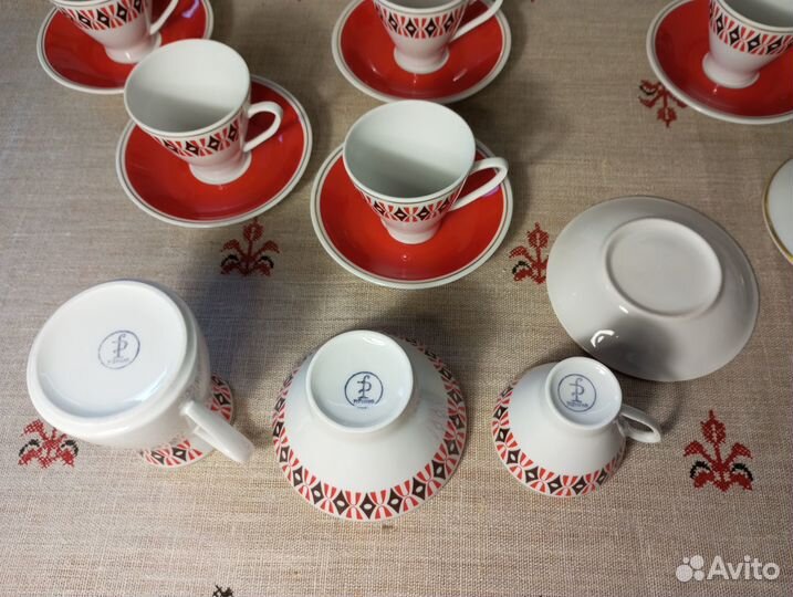 Кофейные сервизы ГДР