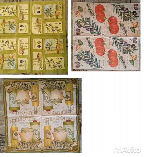 Салфетки для декупажа 32х32 см