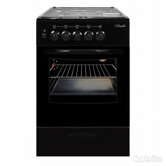 Плита газовая Лысьва 4К20 мс2У черная газ-контроль