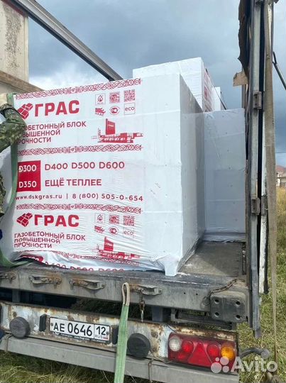 Газоблок Грас D350