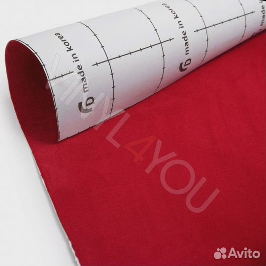 Красная алькантара Корея - Decoin