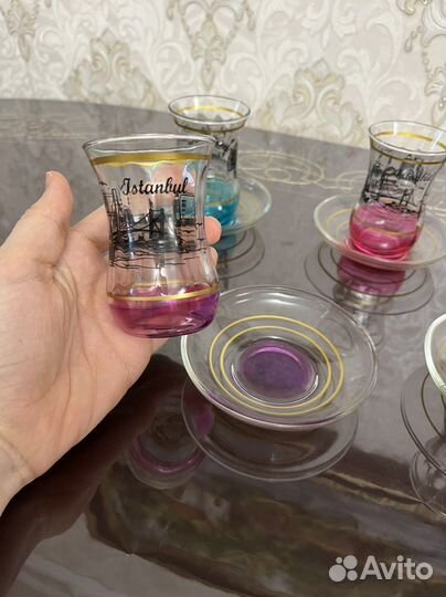 Кружки с блюдцами