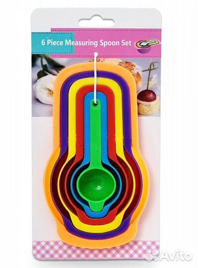 Набор мерных ложек для кухни 6шт / Оптом