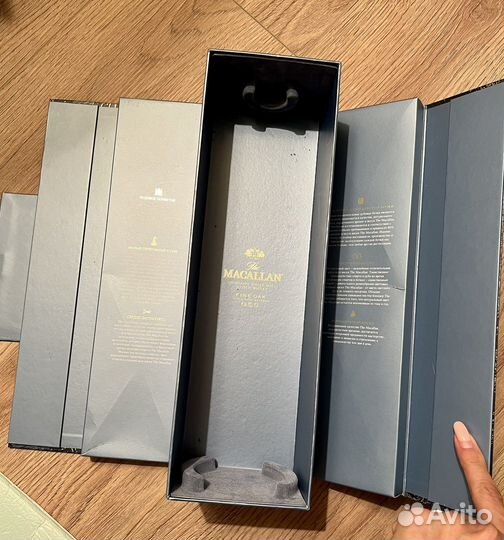 Коробка от виски Macallan 12 years