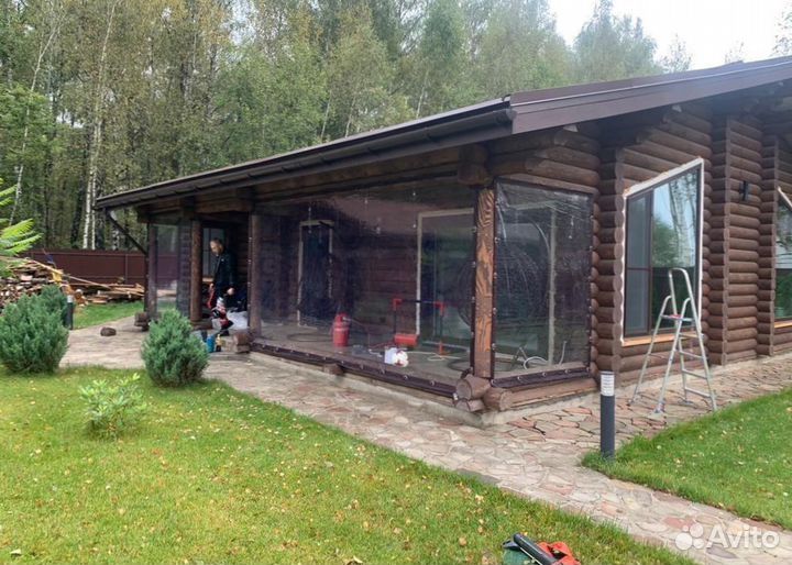 Мягкие окна для беседок кафе и ресторанов