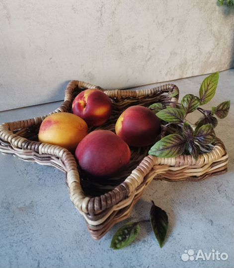 Плетеный поднос Звезда