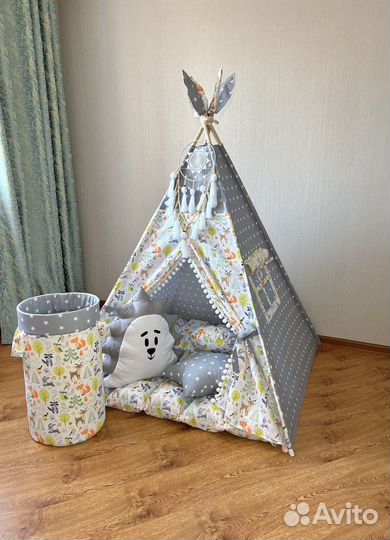 Детская палатка вигвам комплект