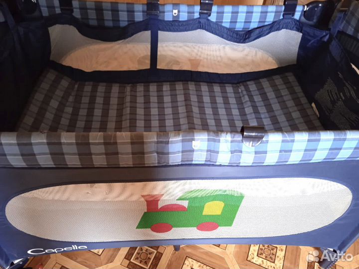 Манеж кроватка 2 в 1