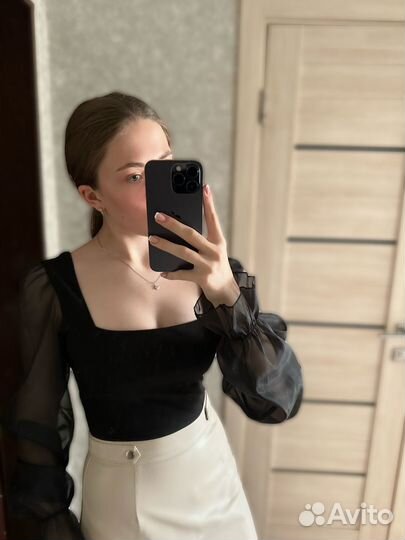 Кожаная юбка