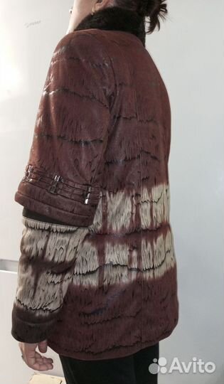 Дублёнка из лазерной кожи