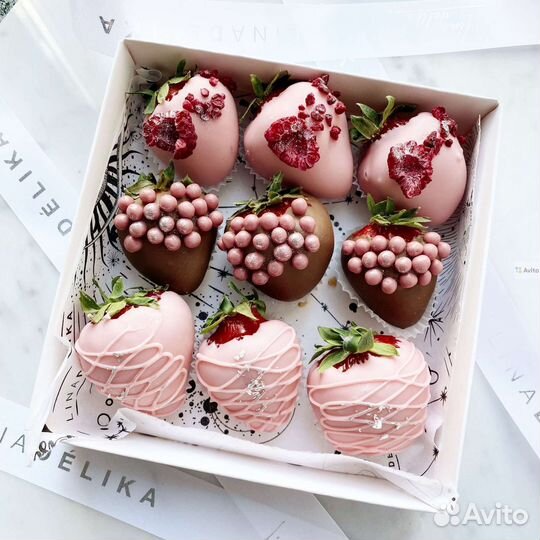 Набор из клубники в шоколаде